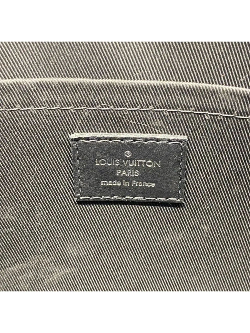 Louis Vuitton Shoulder Bag Monogram Eclipse City Keepall Black Gray
